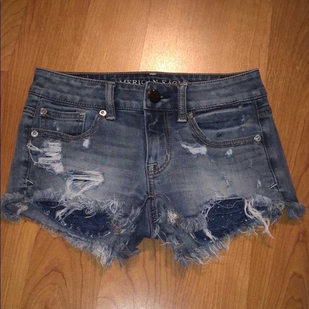 American Eagle (Super Stretch) jean shorts.